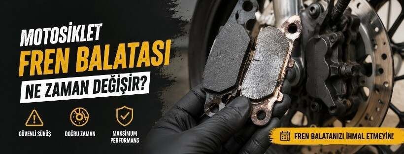 Motosiklet Fren Balatası Ne Zaman Değişir