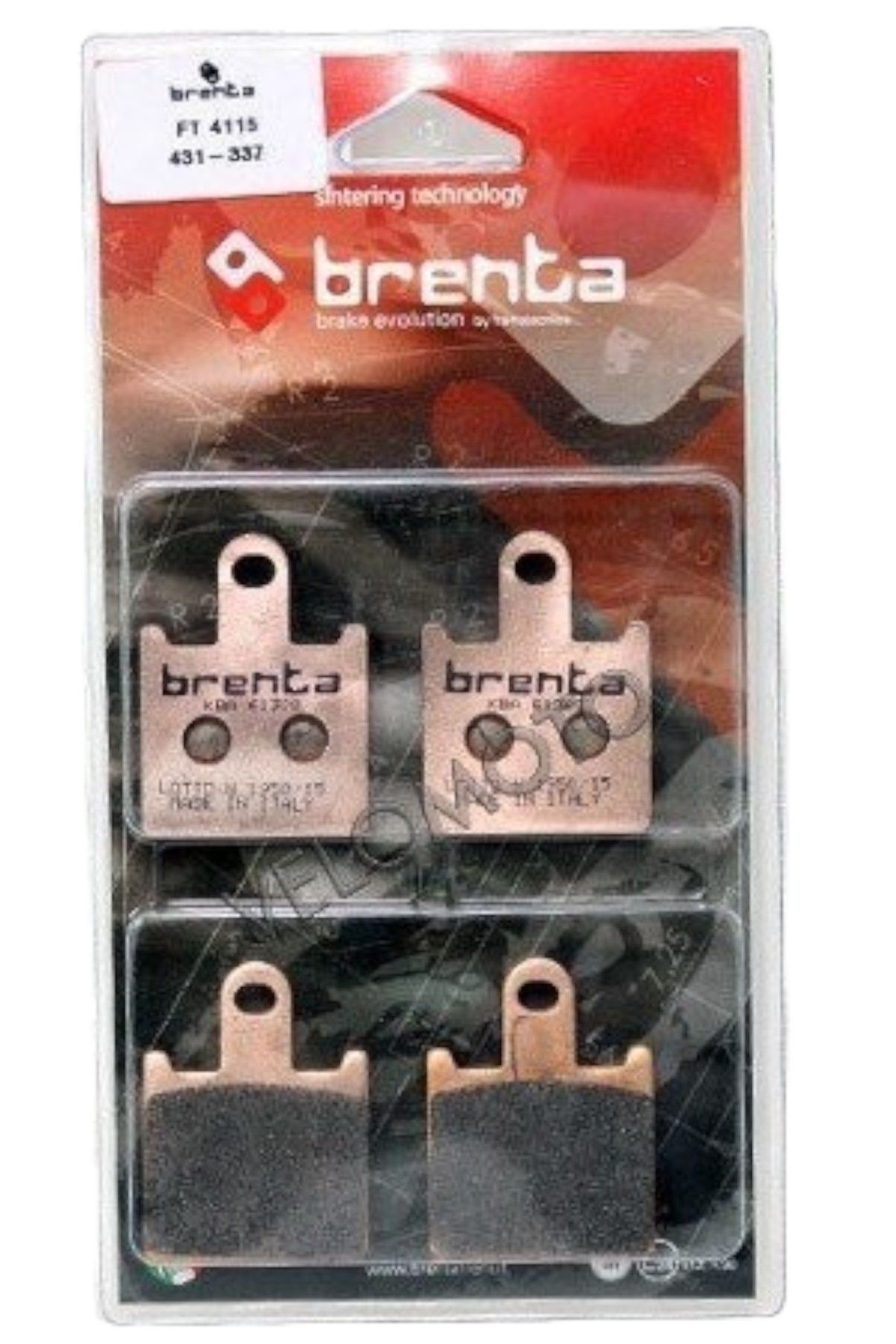 ZX6-R Brenta Sinter Ön Fren Balatası Moto11