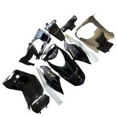 Honda Spacy Kaporta Seti Siyah Komple Grenaj Moto11