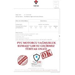 Su Geçirmez Motorcu Yağmurluk Seti