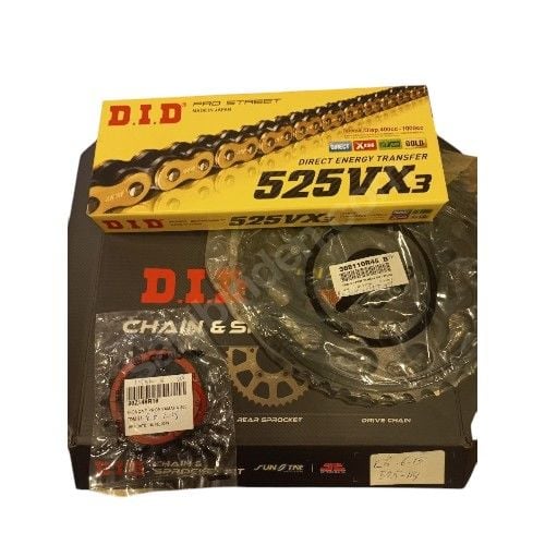 Yamaha Yzf R6 Zincir Dişli Seti 2006 2015 Did Vx3 Gold