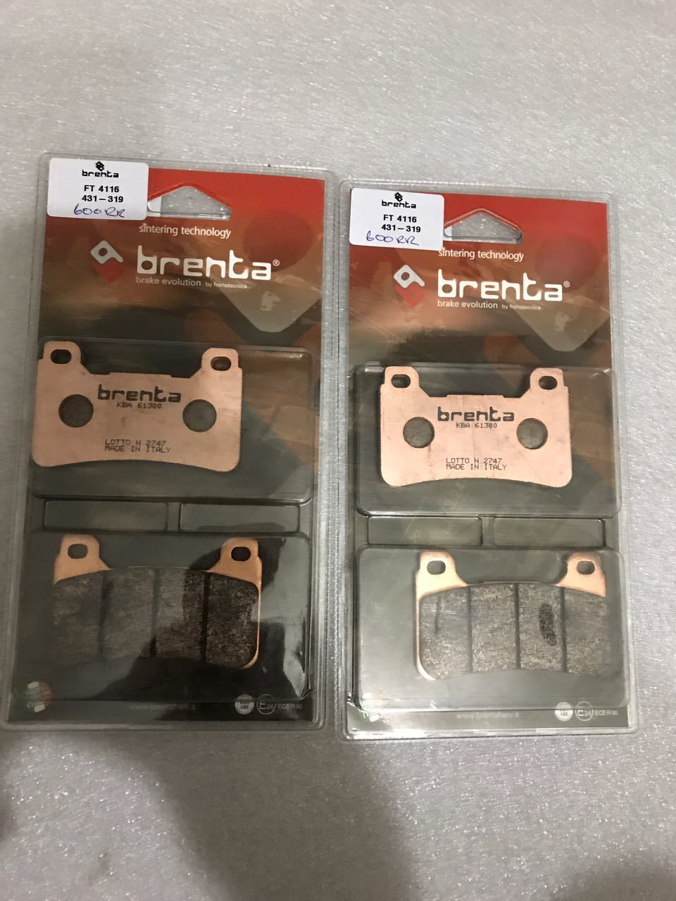 Cbr 600 RR Brenta Sinter Ön Fren Balatası Set Moto11