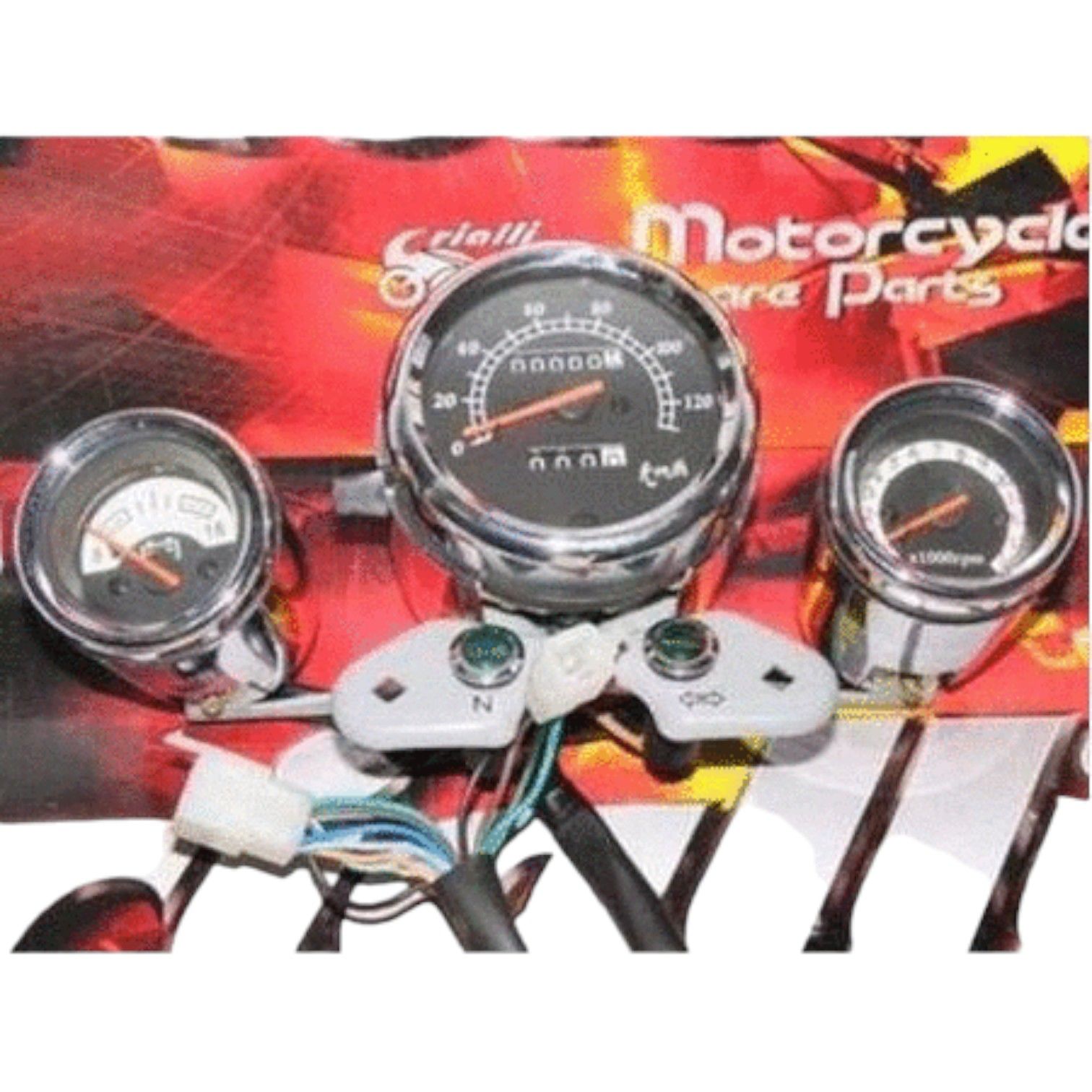 Chopper 250 Qm Üçlü Kilometre Saati Moto11