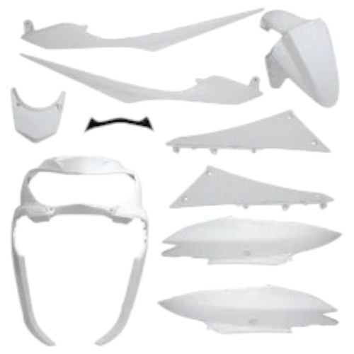 Newlight 125 Pro Beyaz Kaporta Grenaj Seti