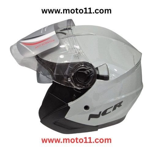 Ncr Yarım Açık Güneş Vizörlü Kask Nardo Gri