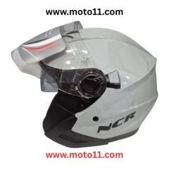 Ncr Yarım Açık Güneş Vizörlü Kask Nardo Gri