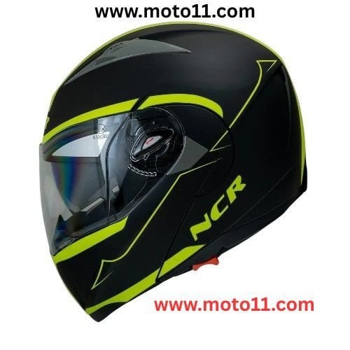 NCR Çene Açılır Siyah Kask Ece Belgeli