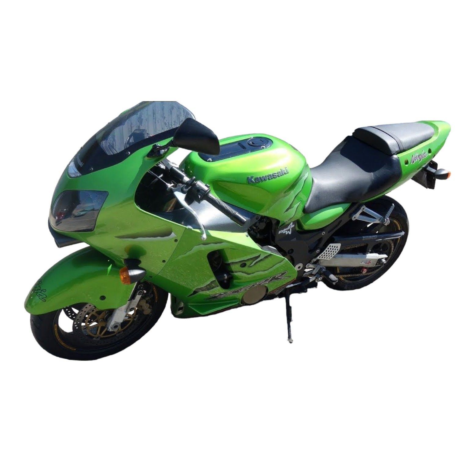 Kawasaki Zx 12 R Grenaj Seti Yeşil 2000 2001 Moto11