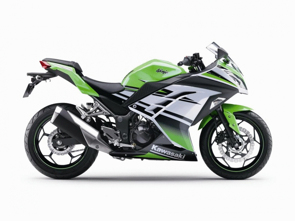 Ninja 300 R Yeşil Beyaz Grenaj Seti Moto11
