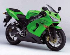 Ninja Zx6 R 636 2005 2006Yeşil Grenaj Seti Moto11