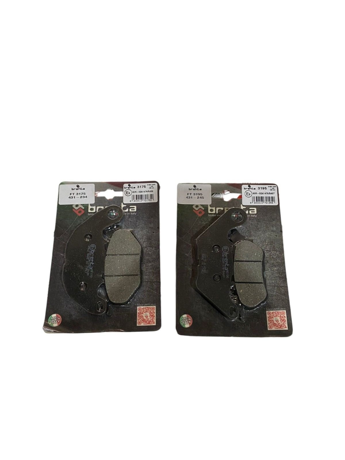 Yamaha R25 2015-2022 Ön Arka Fren Balata Takım Brenta Moto11