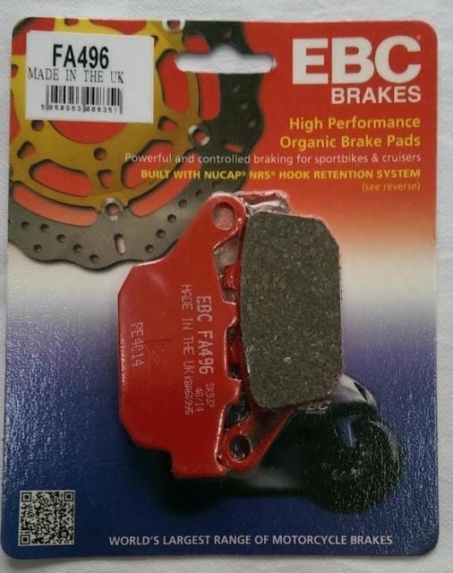 Suzuki inazuma 250 Ebc Arka Fren Balatası FA496 Moto11