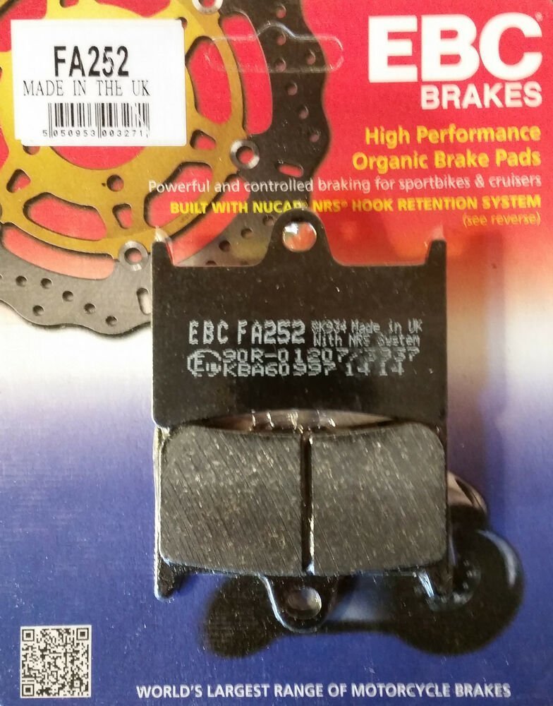 Yamaha MT07 Ebc ön Fren Balatası FA252 Moto11