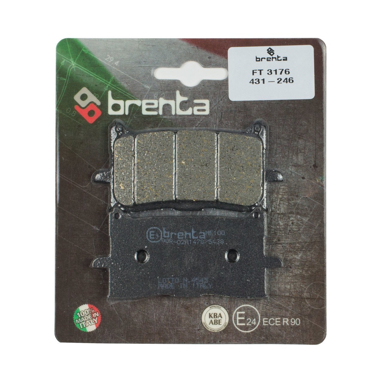 Honda Cb 250 R Ön Fren Balatası Brenta Moto11