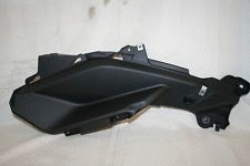 R25 Orjinal Grenaj Arkası Plastik Mat Siyah Moto11