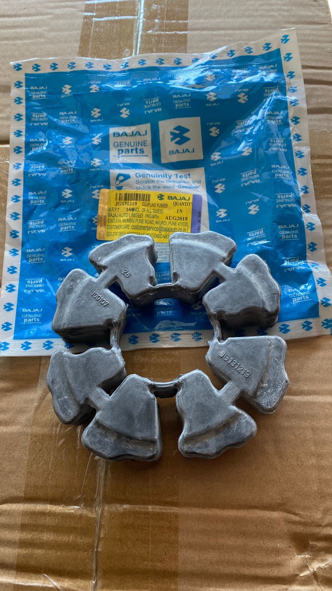 Bajaj Pulsar Ns 150 Arka Kaplin Takozu Lastiği Moto11