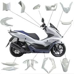 Pcx 125 Grenaj Kaporta Seti Beyaz 2021 2023 Moto11