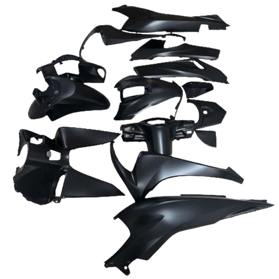 Dio 110 Grenaj Kaporta Seti Mat Siyah Moto11